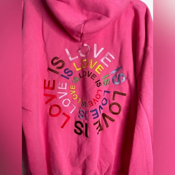 BooHoo unisex pride hoodie. Size XXL. - Picture 6 of 8